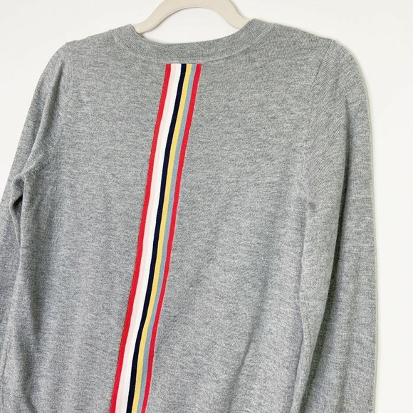 Boden Rainbow Stripe Cardigan Sweater Size Small - Picture 9 of 12